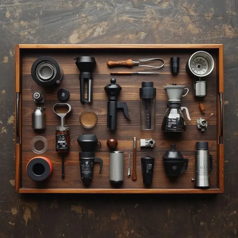 Food Knolling Grid Photography