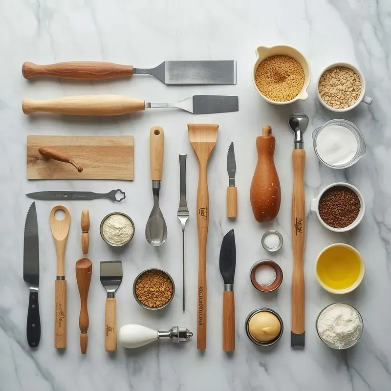 Food Knolling Grid Photography