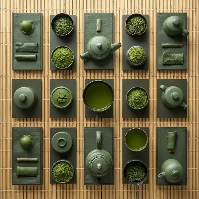 Food Knolling Grid Photography