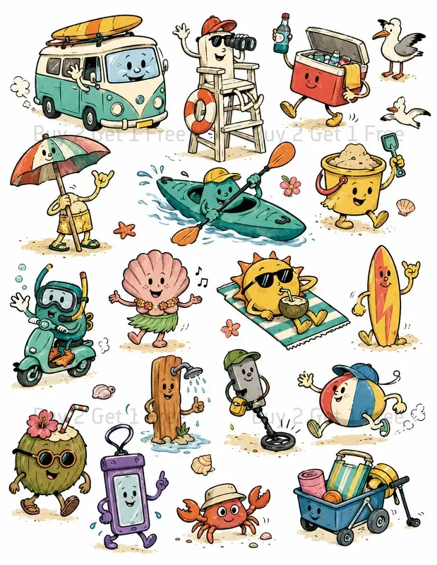 Retro Mascot Creator Sets