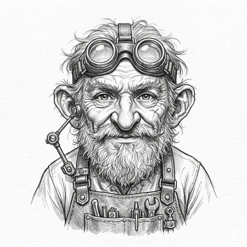 Fantasy Character Pencil Sketch Portraits