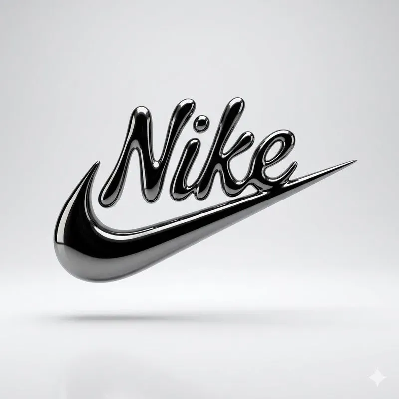 Chrome Fluidity Style Lettertextlogos