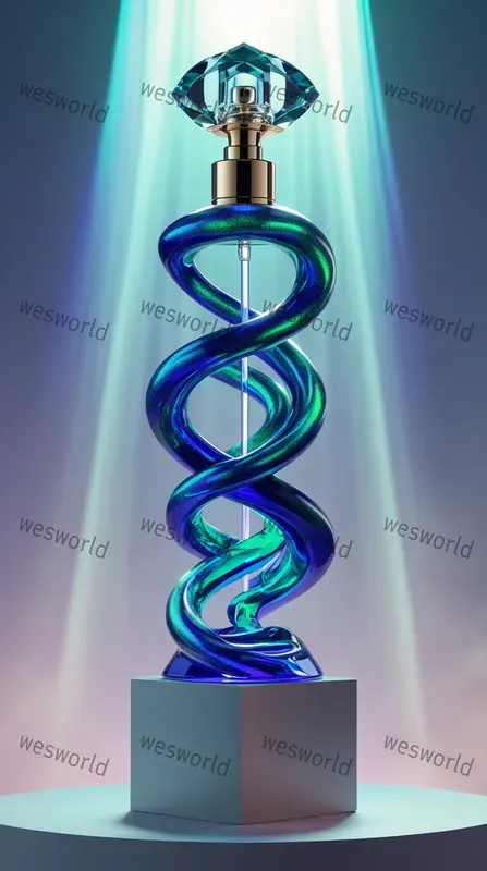 Perfume Bottles Futuristic Luxury Premium