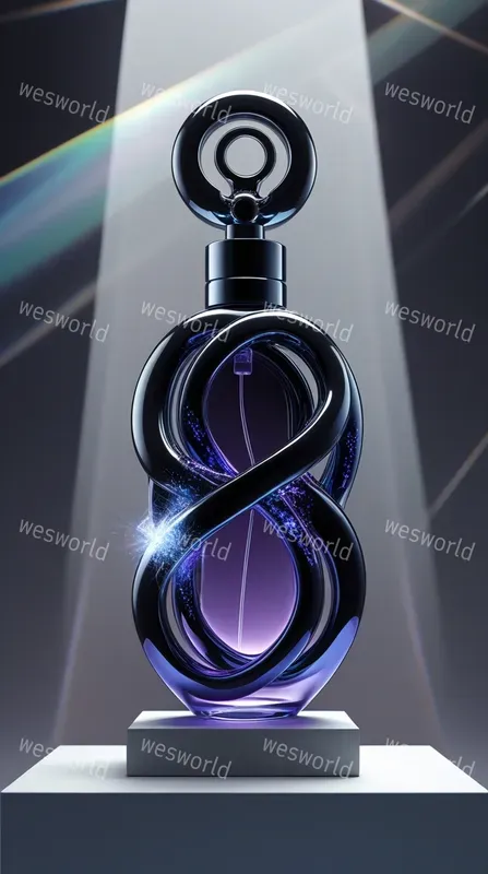 Perfume Bottles Futuristic Luxury Premium
