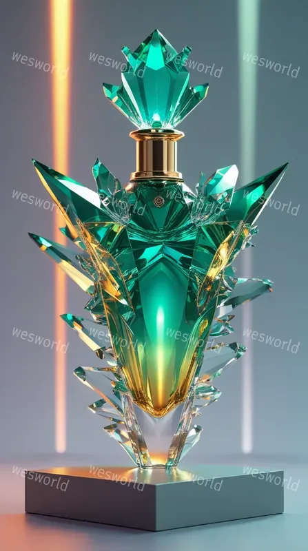 Perfume Bottles Futuristic Luxury Premium