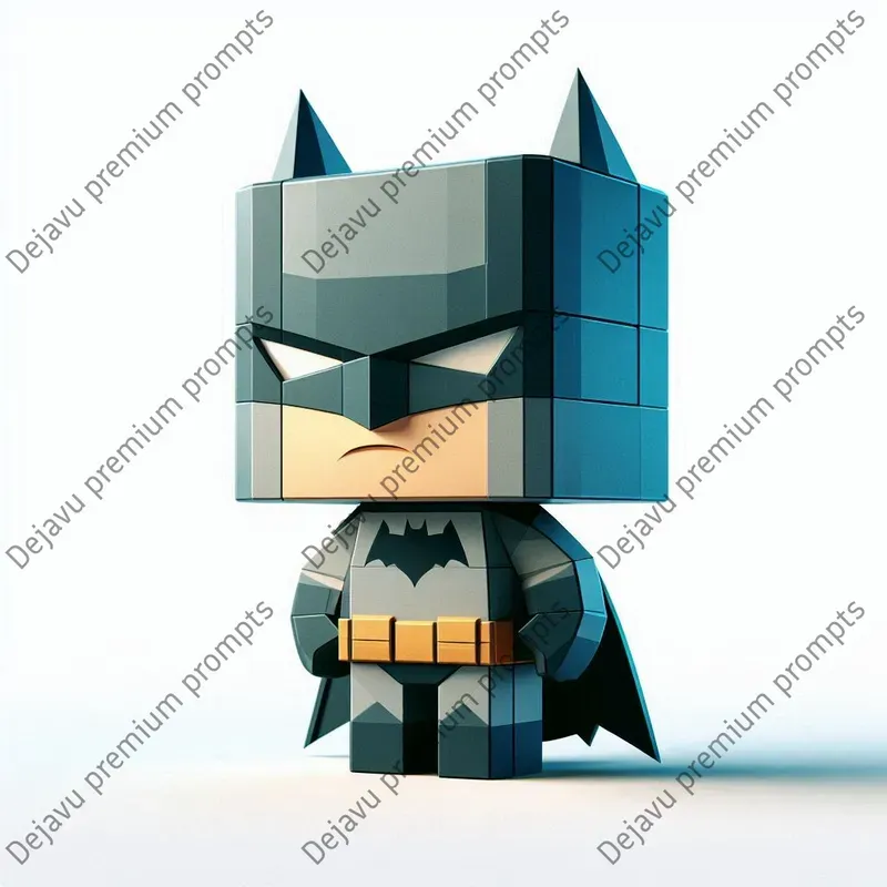 Cubist Low Poly Chibi Characters