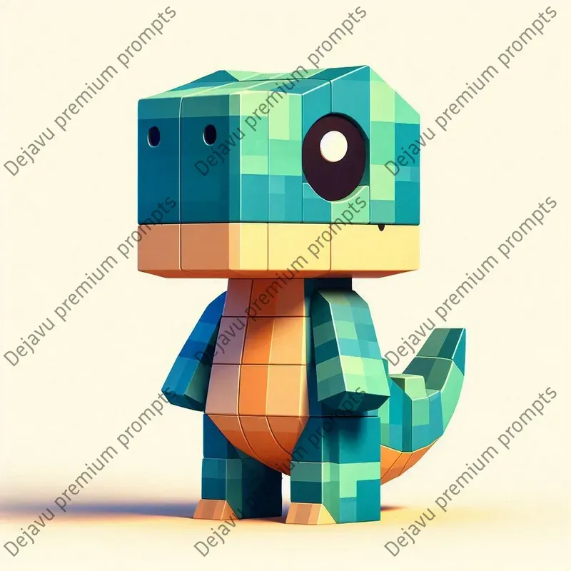 Cubist Low Poly Chibi Characters