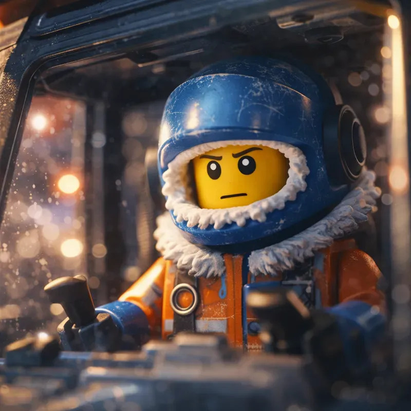Cinematic Macro Lego Cockpits