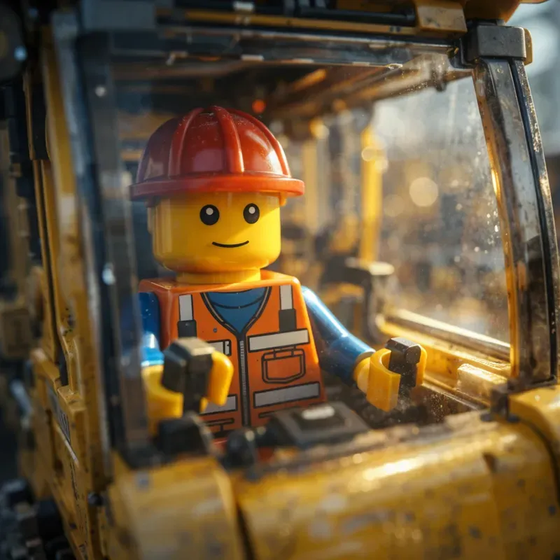 Cinematic Macro Lego Cockpits