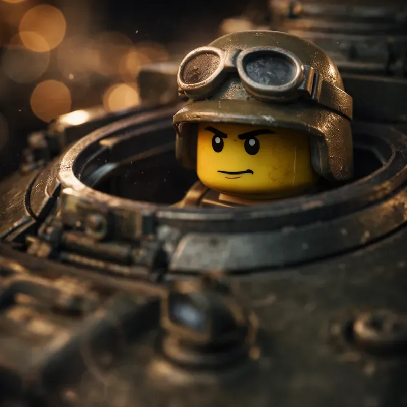 Cinematic Macro Lego Cockpits
