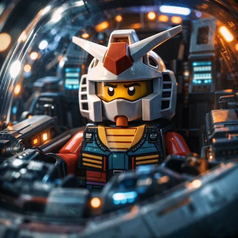 Cinematic Macro Lego Cockpits