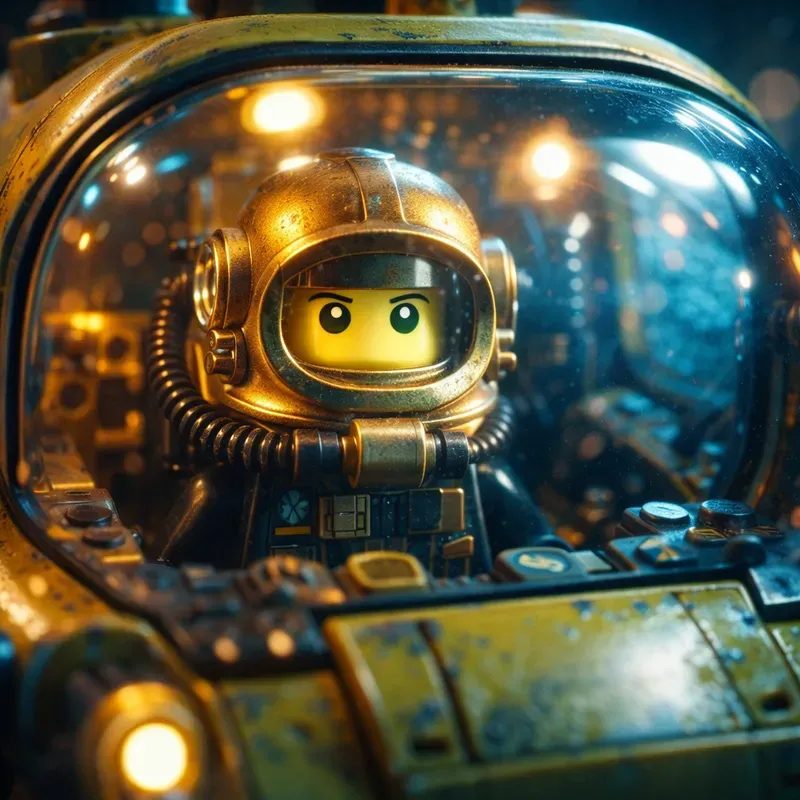 Cinematic Macro Lego Cockpits