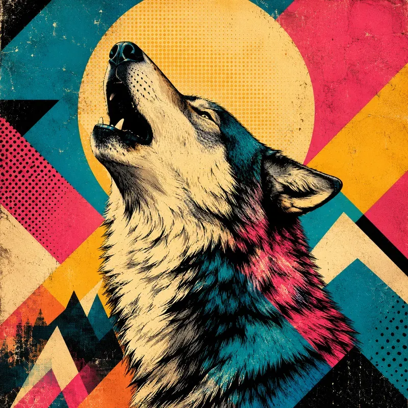 Retro Geometric Pop Art Portrait Packs