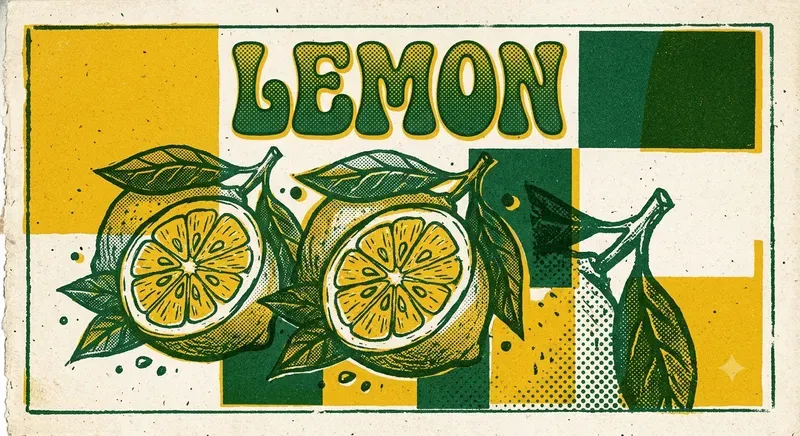 Vintage Grain Risograph Poster Art