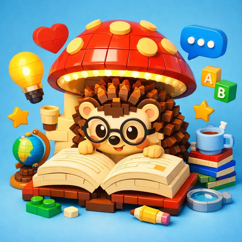 Cute 3D Blocky Toy Characters