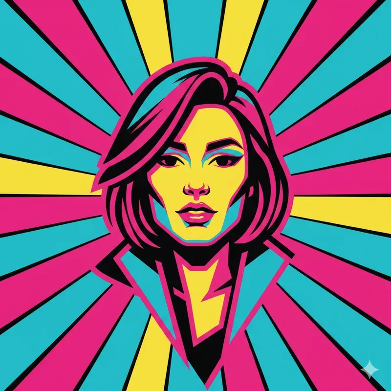 Neon Pop Art Vector Authorities