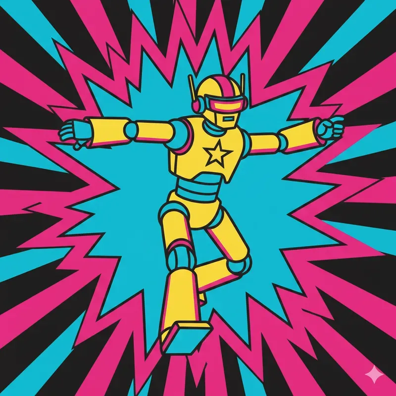 Neon Pop Art Vector Authorities