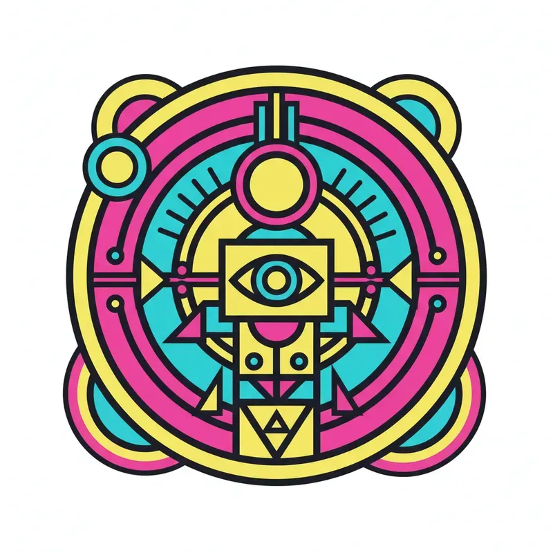 Neon Pop Art Vector Authorities