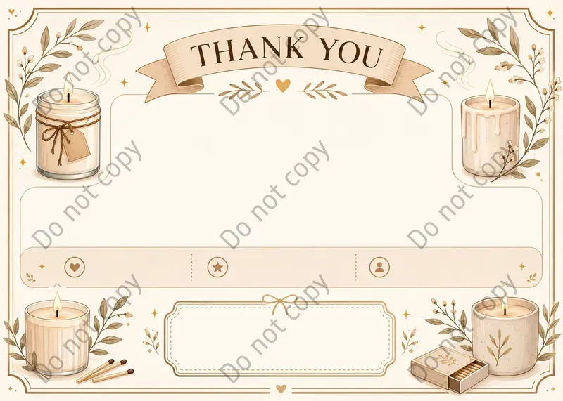 Packaging Thank You Card Designs