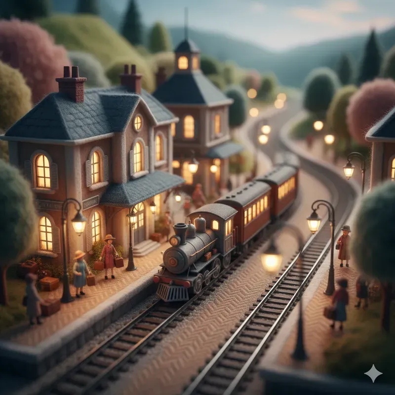 Woolfelt Miniature City Dioramas