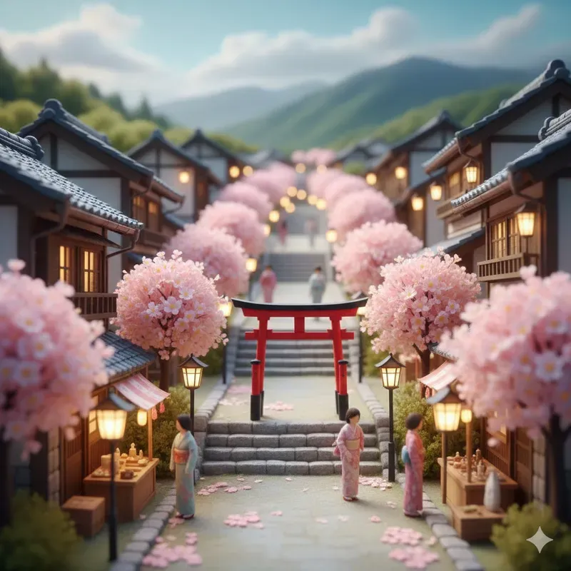 Woolfelt Miniature City Dioramas