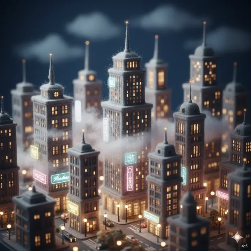 Woolfelt Miniature City Dioramas