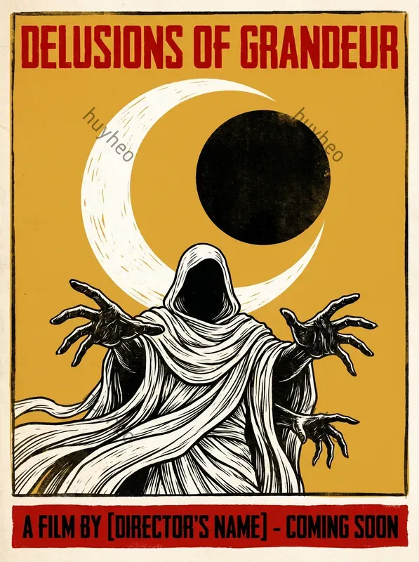 Occult Woodcut Movie Poster Art