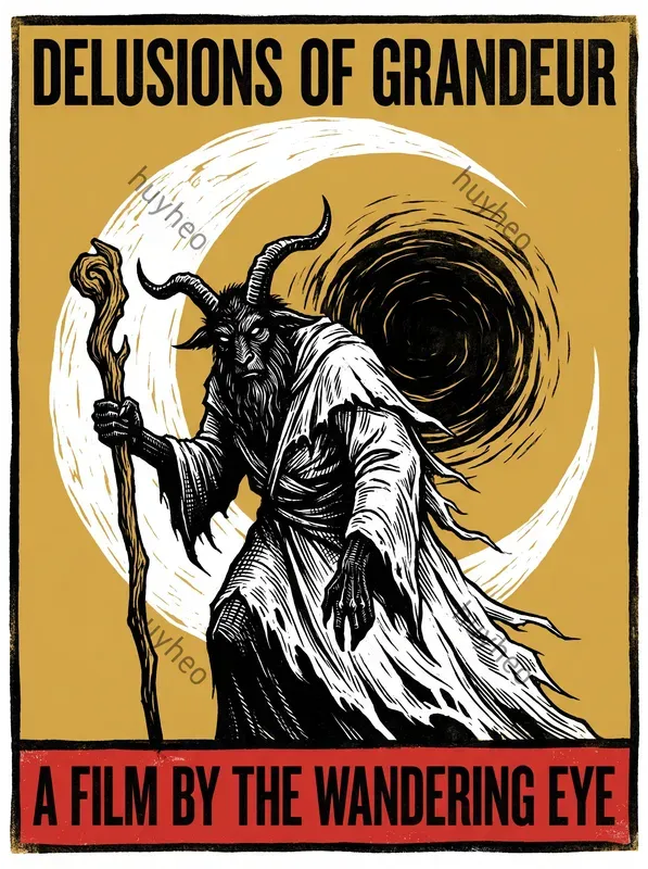 Occult Woodcut Movie Poster Art