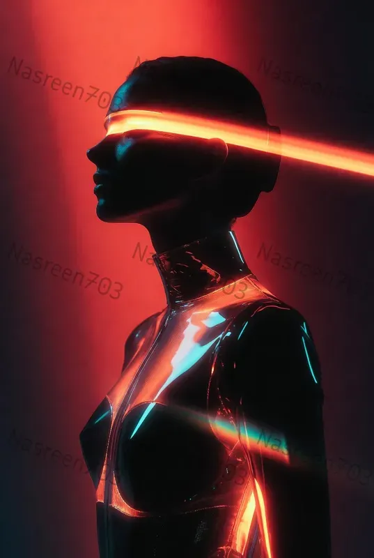 Futuristic Neon Apex Editorials