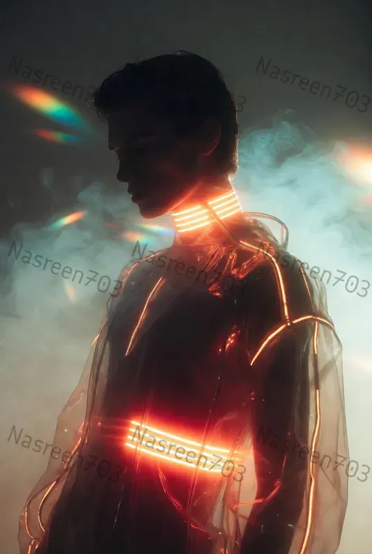 Futuristic Neon Apex Editorials
