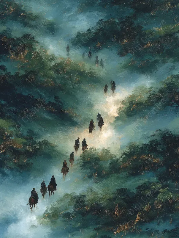 Majestic Ink Landscapes Collections