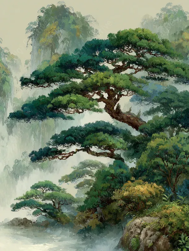 Majestic Ink Landscapes Collections