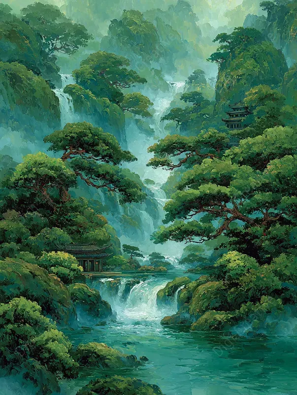 Majestic Ink Landscapes Collections