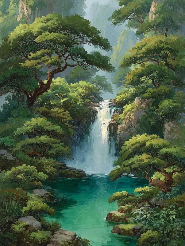 Majestic Ink Landscapes Collections