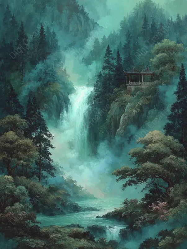 Majestic Ink Landscapes Collections