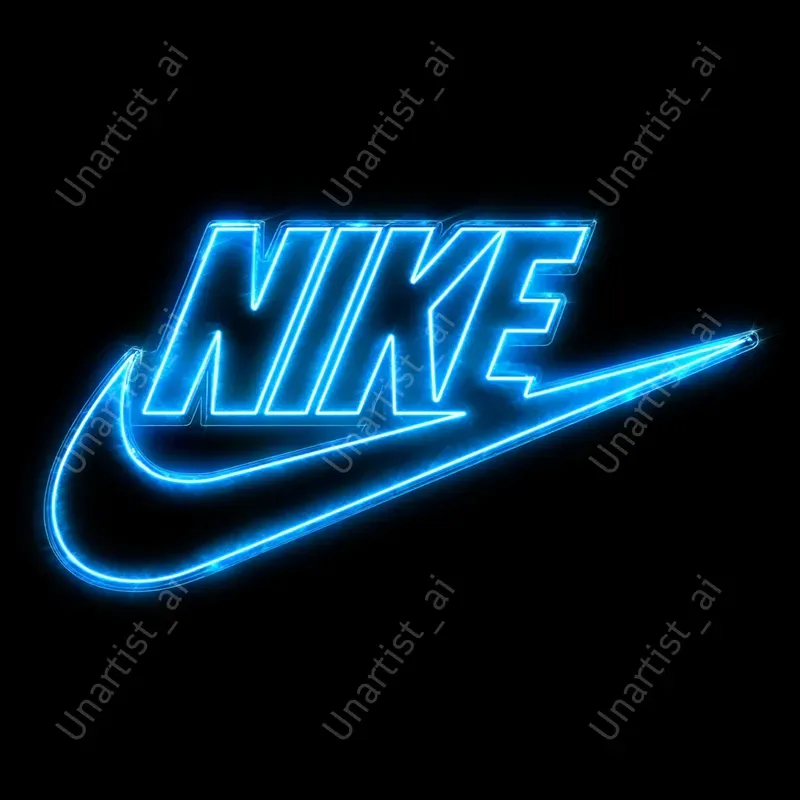 Brand Logo Neon Illuminated Stickers