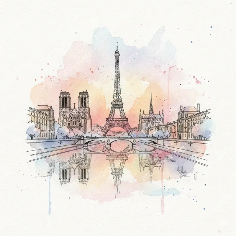 Dreamy Watercolor Fineliner Inks