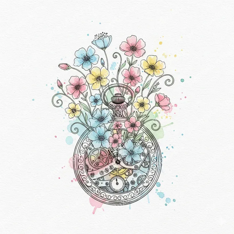 Dreamy Watercolor Fineliner Inks