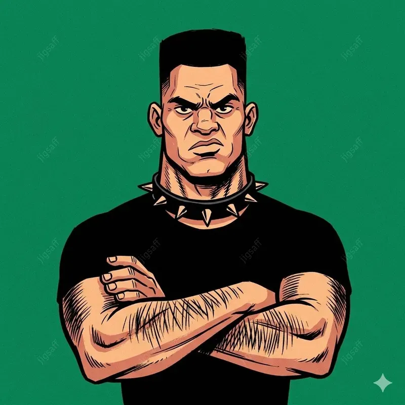 Bold Comic Ink Character Illustrations