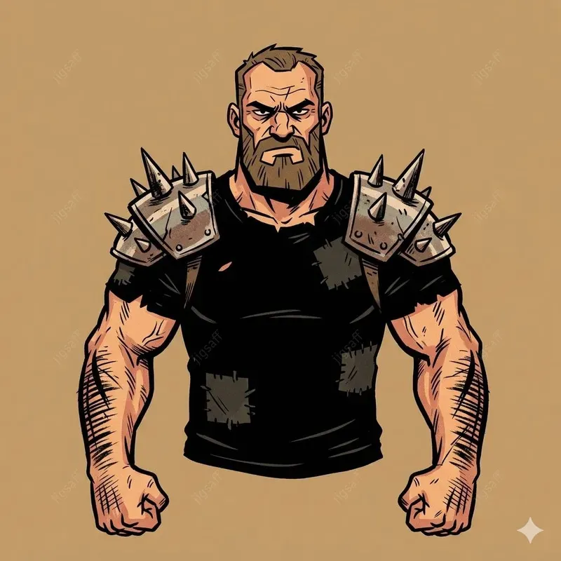 Bold Comic Ink Character Illustrations