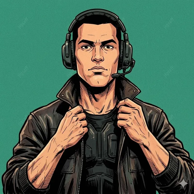 Bold Comic Ink Character Illustrations