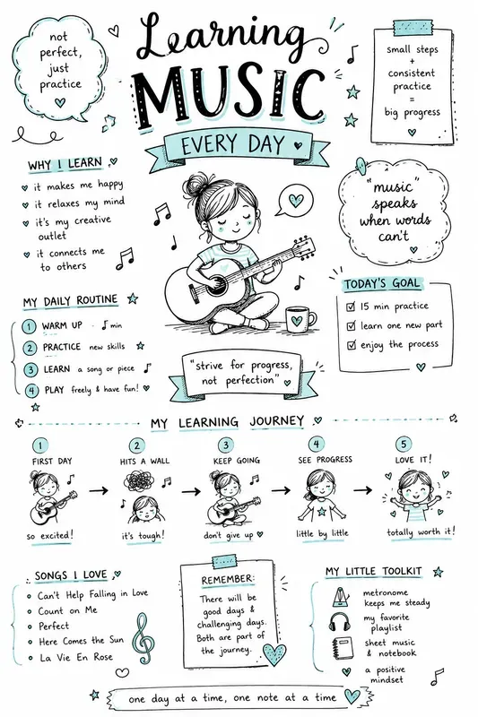 Whimsical Handwritten Sketchnotes