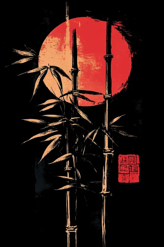 Sumi Ink Minimal Tee Generator