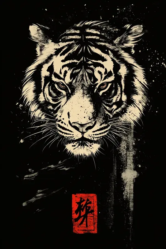 Sumi Ink Minimal Tee Generator