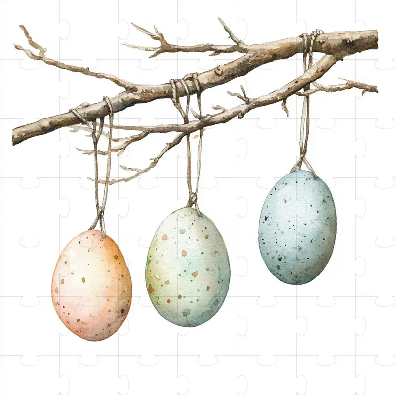 Whimsical Easter Watercolor Clip Arts