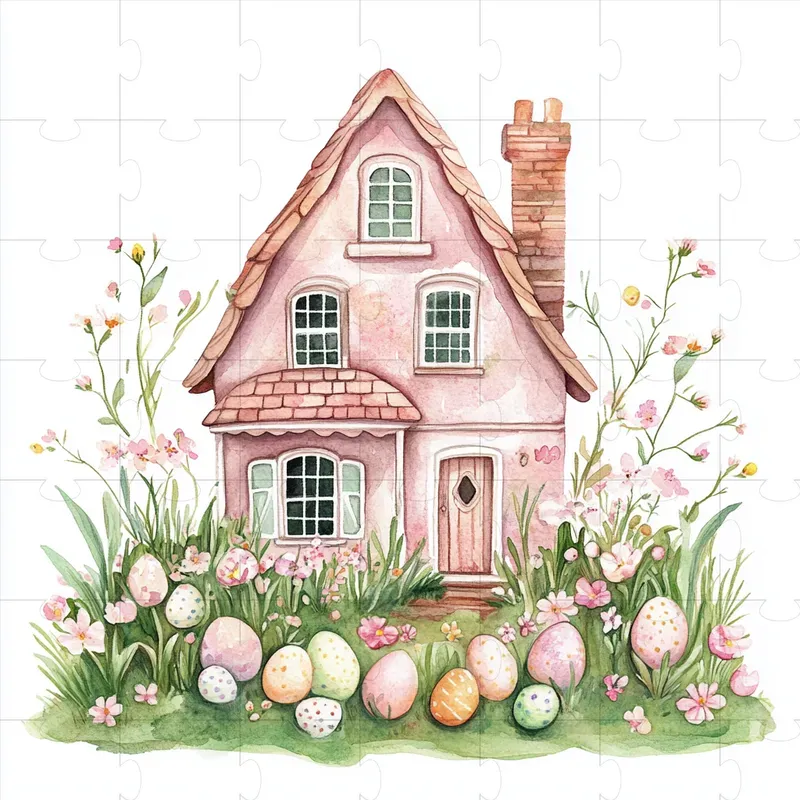 Whimsical Easter Watercolor Clip Arts