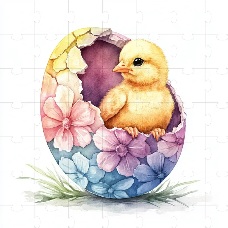 Whimsical Easter Watercolor Clip Arts