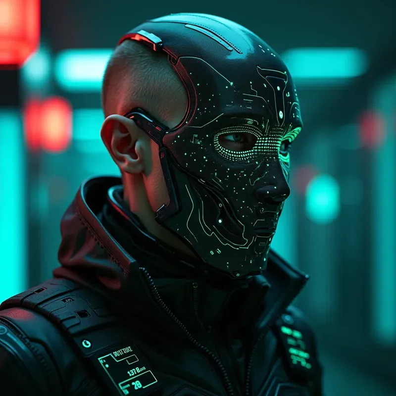 Realistic Cyberpunk Character Portraits