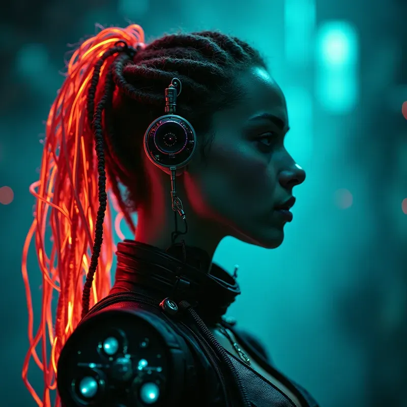 Realistic Cyberpunk Character Portraits