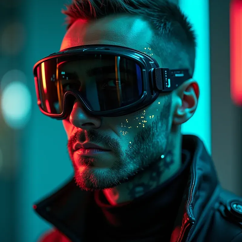Realistic Cyberpunk Character Portraits
